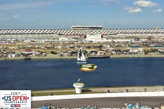 Visualization of green for U.S. Open promotion, Daytona Speedway.