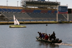 Green in use at Daytona.