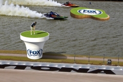 Daytona Speedway visualization of golf event concept.