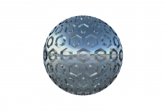 Variation on corporate logo, 3ds Max model and render.