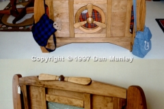 Airplane themed bed. With cast resin insert, could be back lit. Sold many of these.