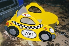 Taxi rocker, one of a series of simple rockers in vehicle themes.