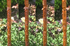 Hot Rod Tiki walking stick, made for our first family trip to Hawaii.