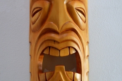 Tiki with finish completed.