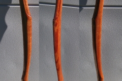 Crafstman style cane, mahogany, gift to friend's mother, in Finland.